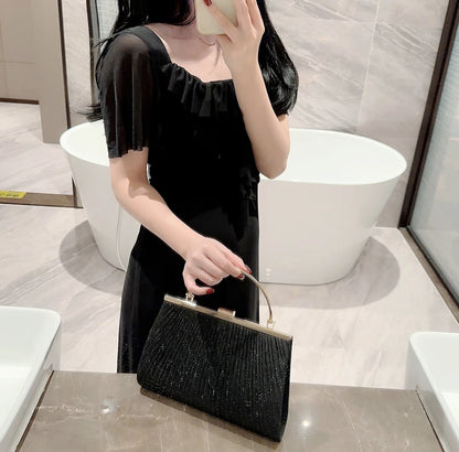 Women's Classic Pleated Evening Bag