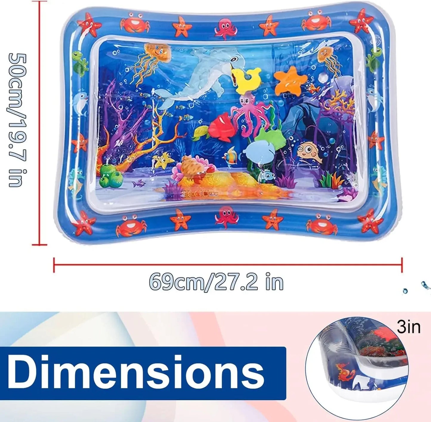 Thickened PVC Water Play Mat for Dogs & Cats