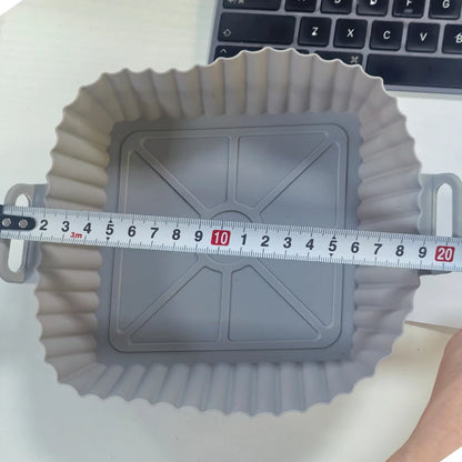 Silicone Air Fryer Pot Tray with Handles