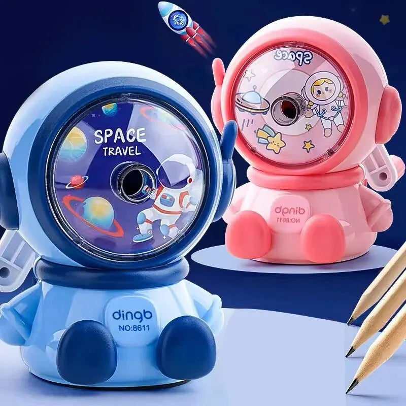 Astronaut Hand Crank Pencil Sharpener