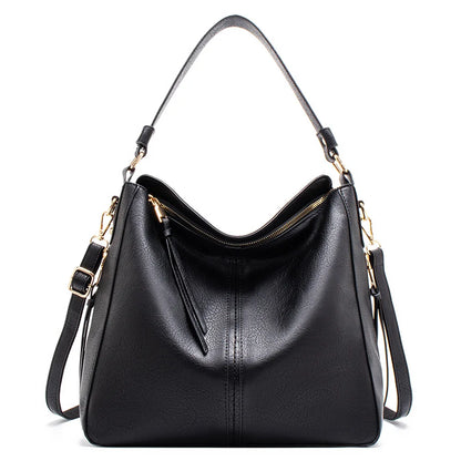Women’s Soft PU Leather Bucket Shoulder Bag