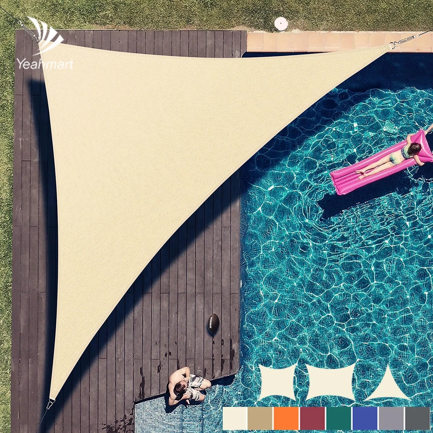 Waterproof Triangle Sun Shade Sail