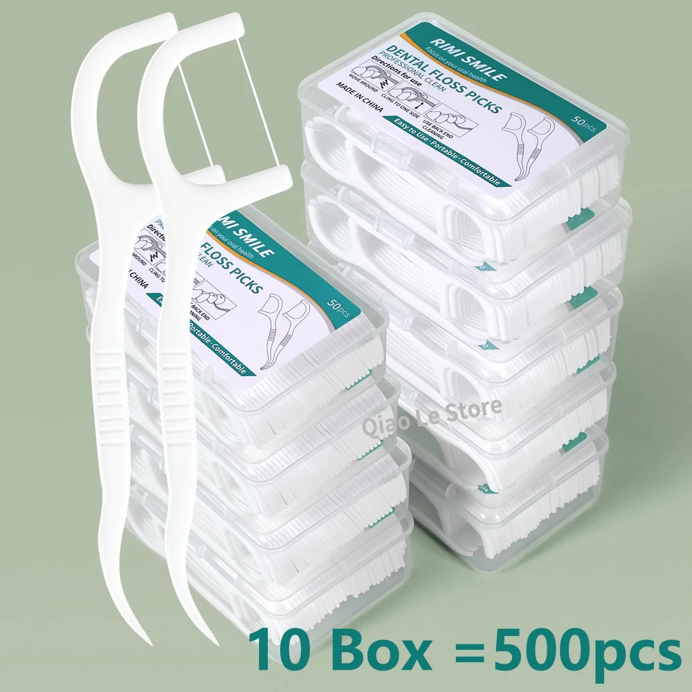 Portable Disposable Dental Floss Picks
