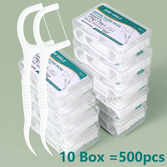Portable Disposable Dental Floss Picks