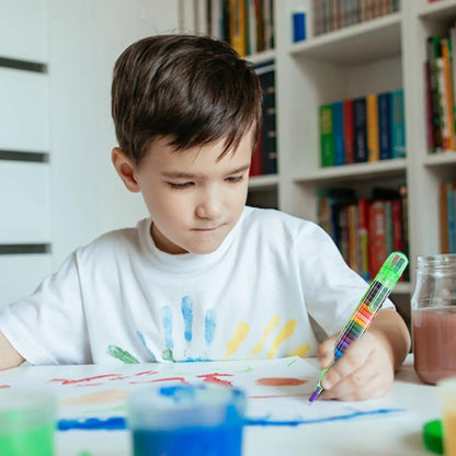 20-Color Rainbow Crayon Pen