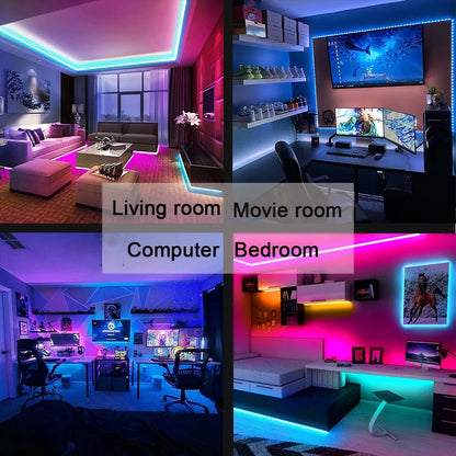 RGB LED Strip Lights with Remote Control