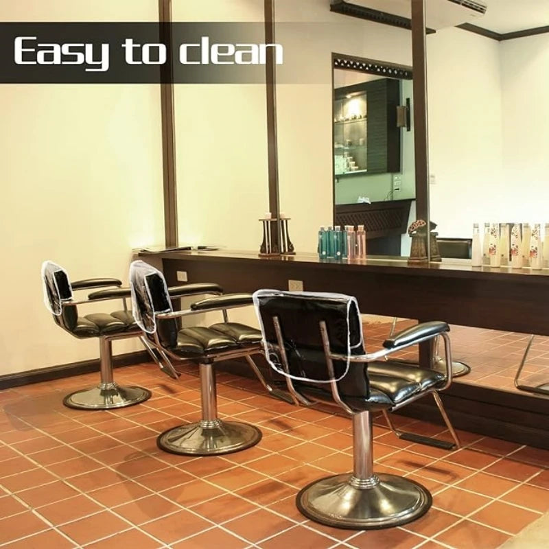 Transparent Salon Chair Back Cover