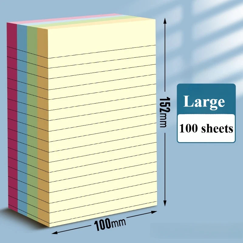 Vibrant Horizontal Note Paper Memo Pad