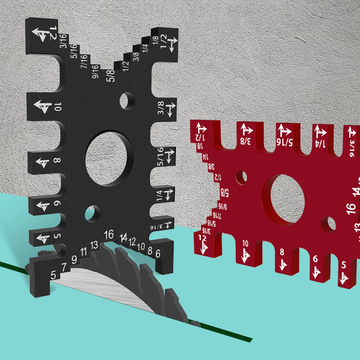 Woodworking Depth Gauge Plate