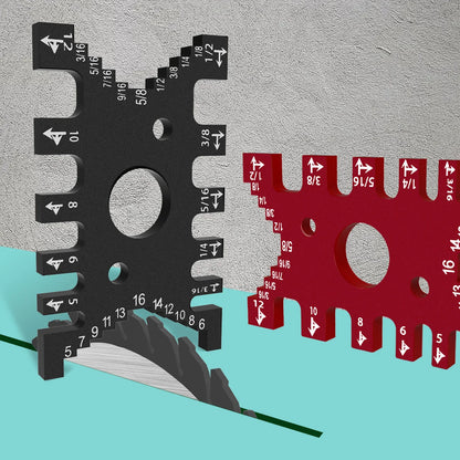 Woodworking Depth Gauge Plate