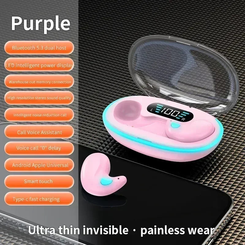 TWS Bluetooth 5.3 Wireless Earbuds with Charging Case