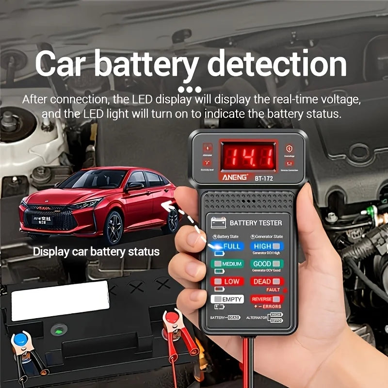 Smart Digital Car Battery Tester