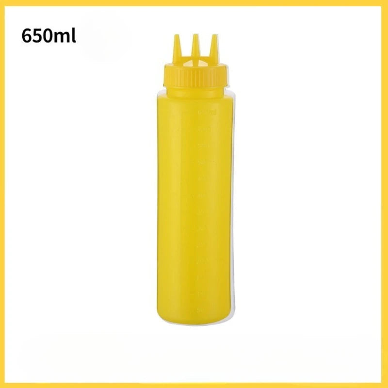 3-Hole Squeeze Condiment Bottle