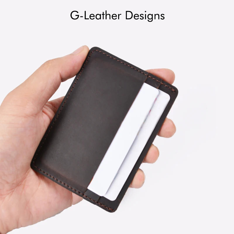 Genuine Leather Men Card Holder Case