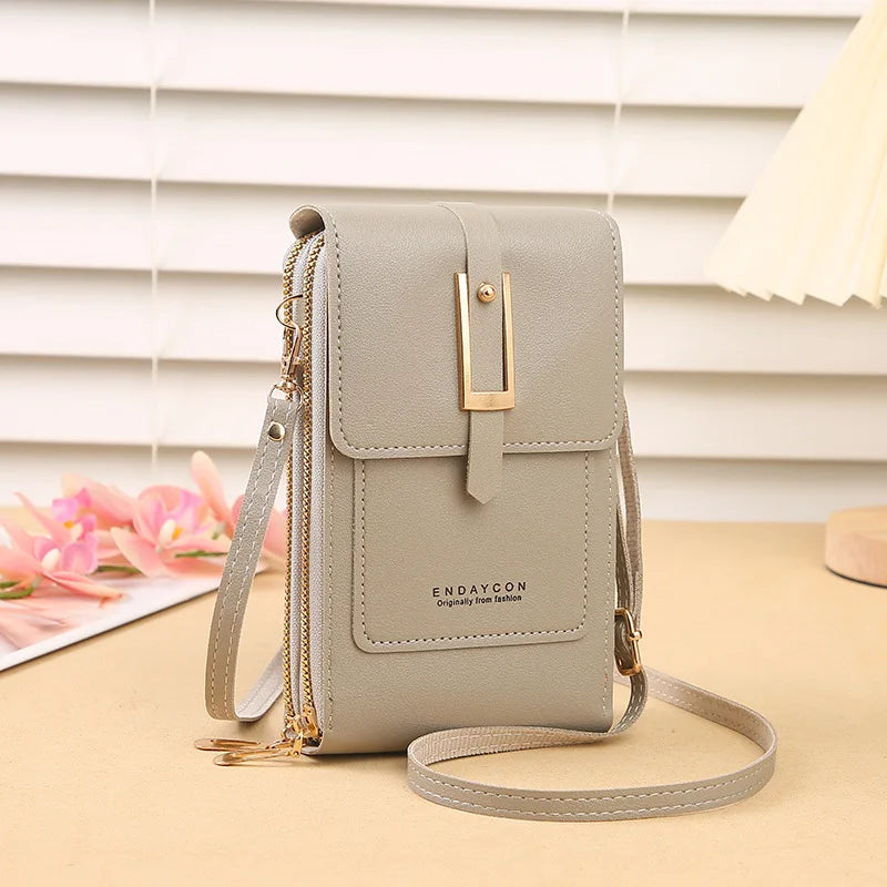 Touchscreen Phone Crossbody Wallet Bag