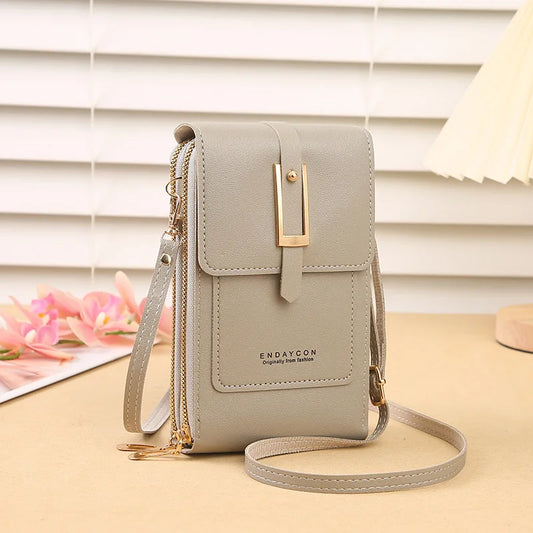 Touchscreen Phone Crossbody Wallet Bag