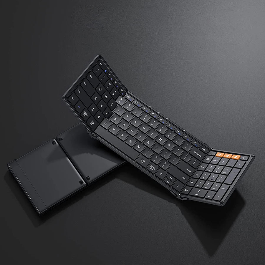 Foldable Bluetooth Keyboard with Numeric Keypad