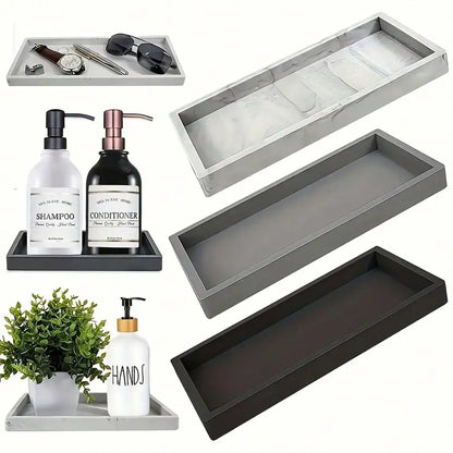 Soft Silicone Bathroom Tray Organizer