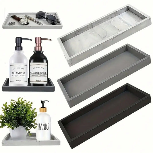 Soft Silicone Bathroom Tray Organizer