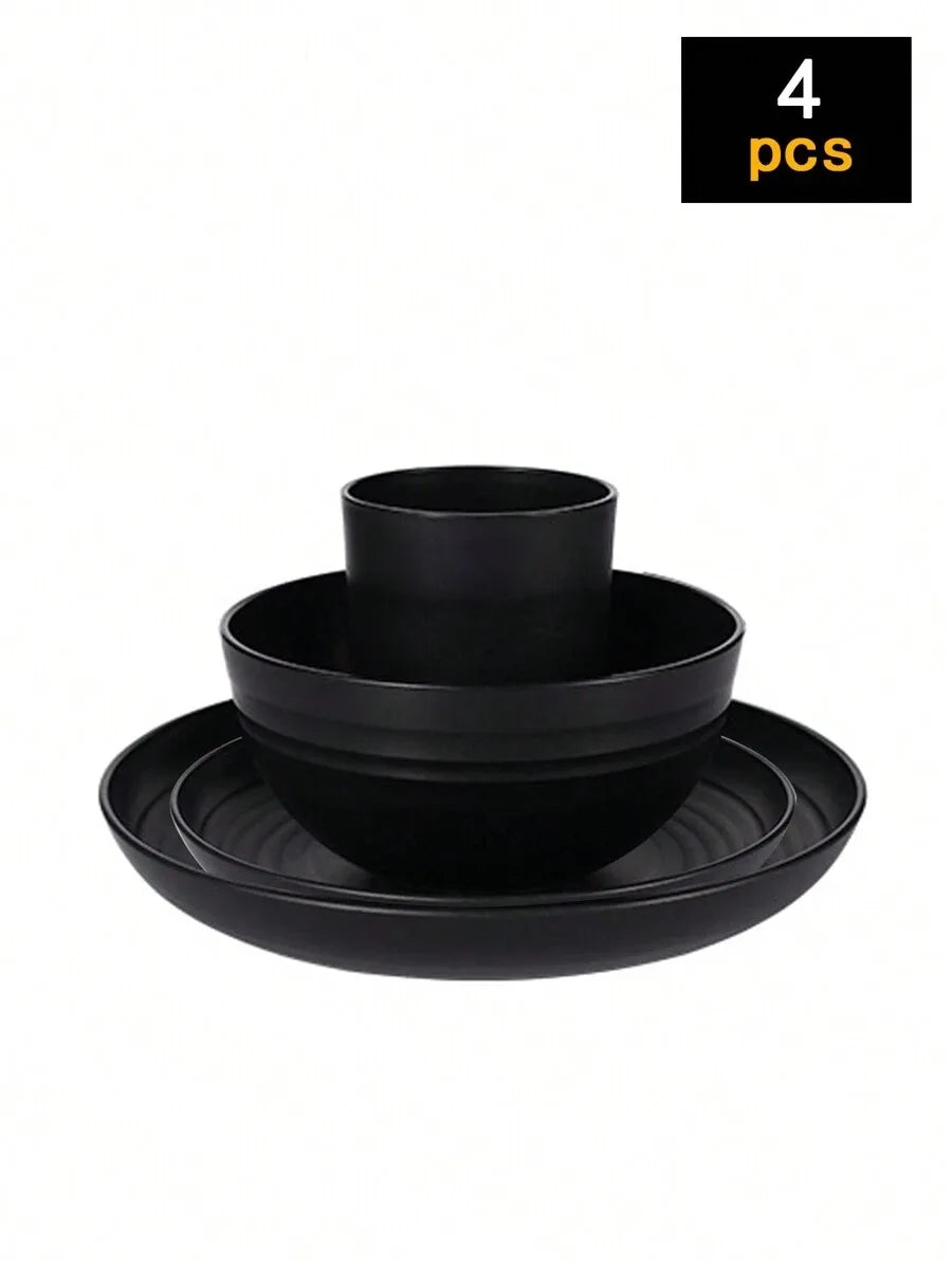 Reusable Plastic Tableware Set