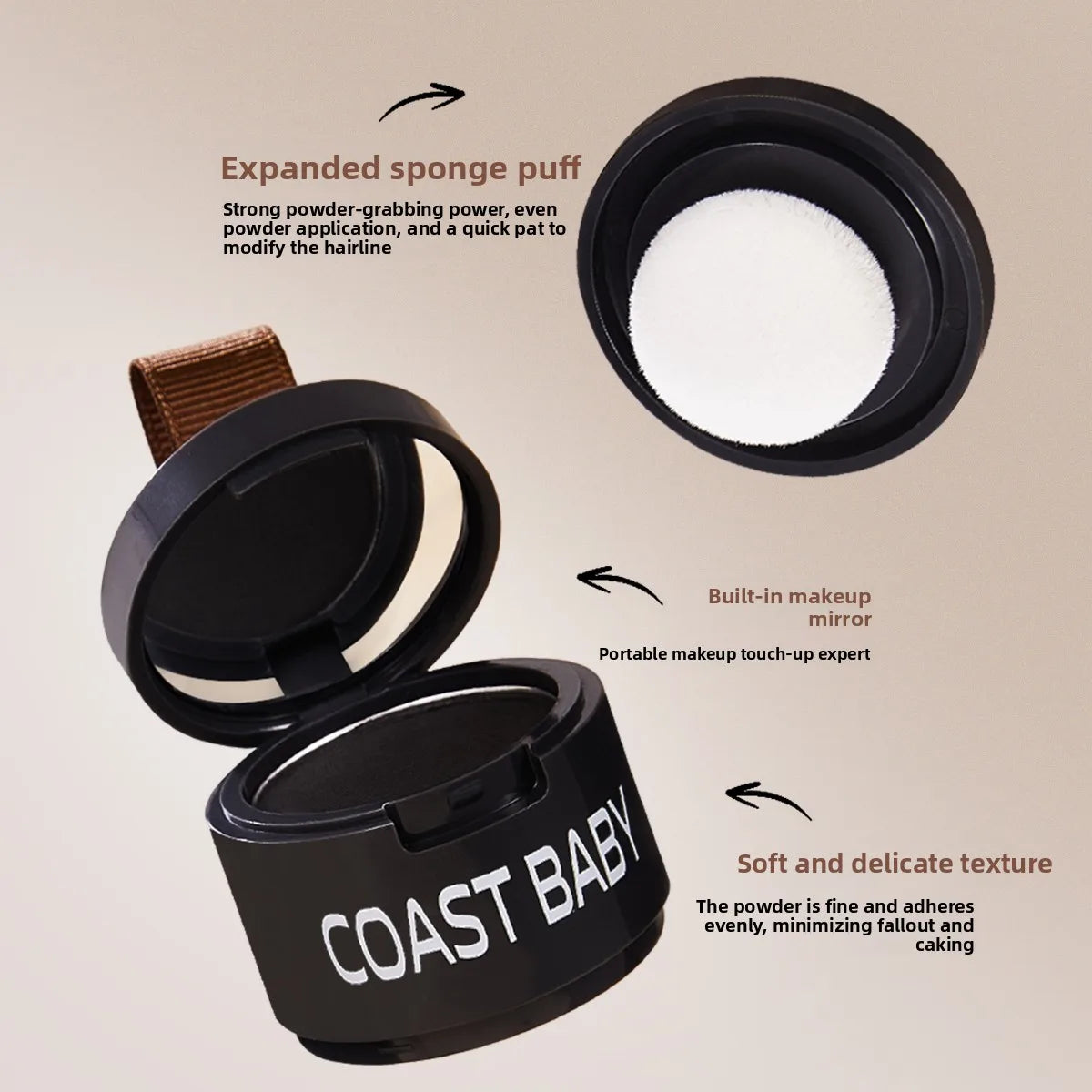 Unisex Hairline Shadow Powder Concealer