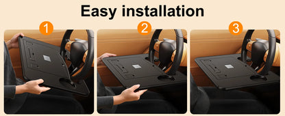 Car Steering Wheel Laptop Desk Tray