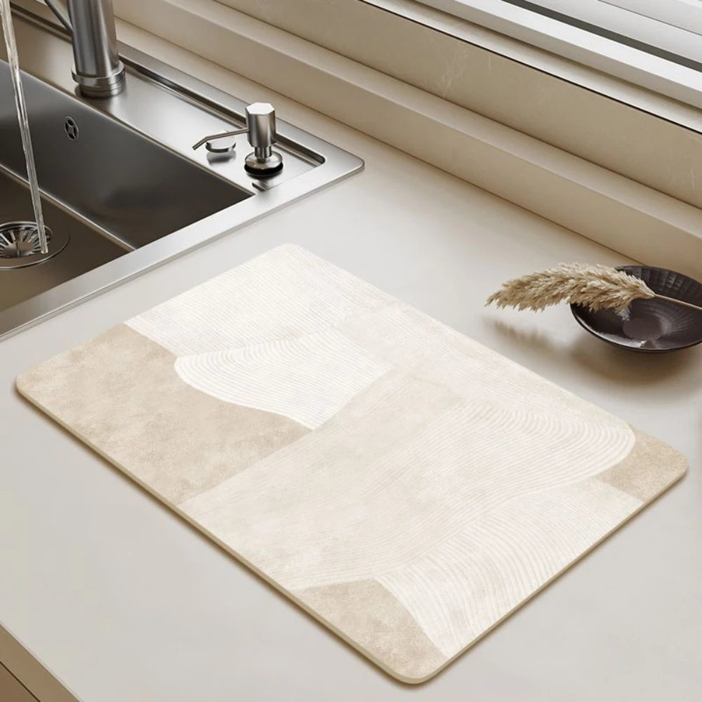 Diatom Mud Kitchen Drying Mat