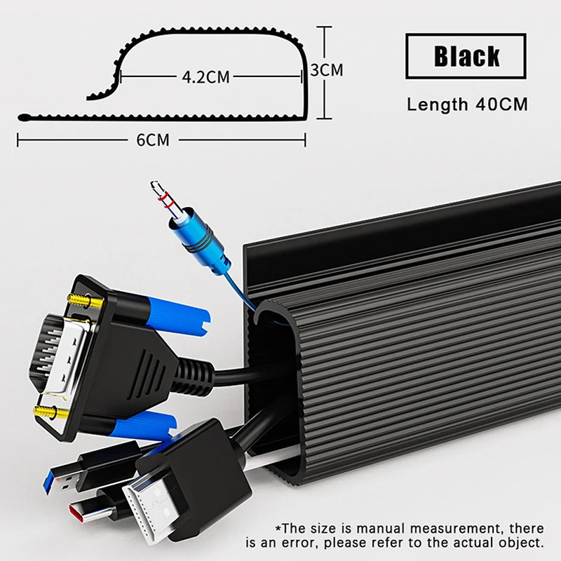 40cm Under Desk Cable Organizer