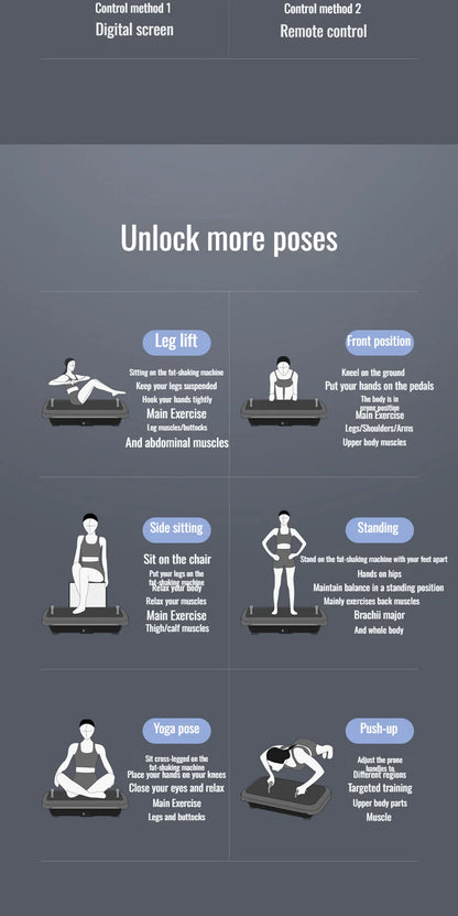 Vibration Fitness Exercise Platform