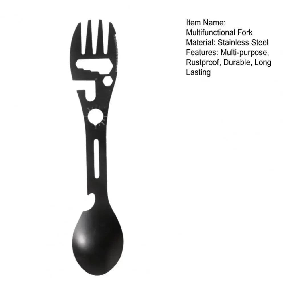 Stainless Steel Camping Spork Multi-Tool