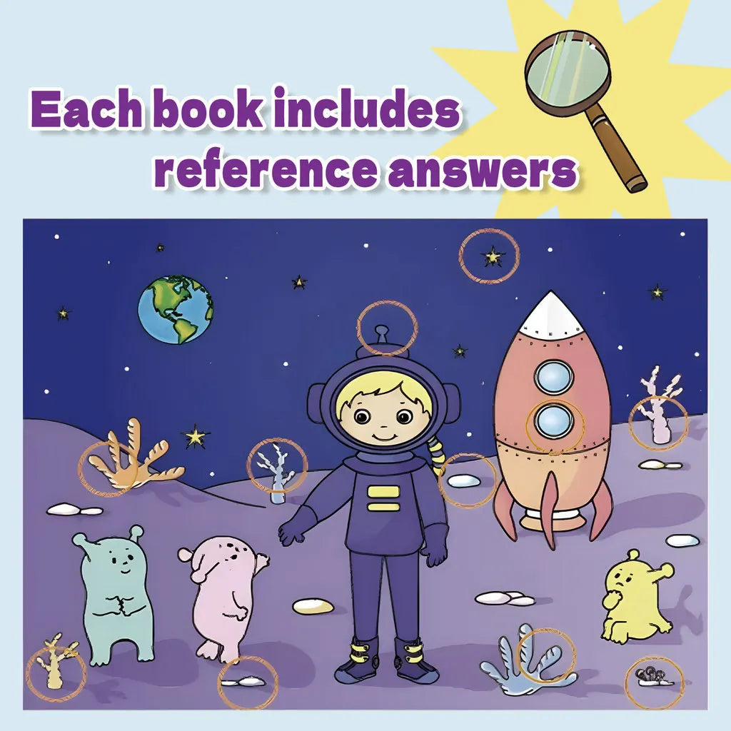 Spot the Difference Puzzle Books for Kids – 8 Book Set