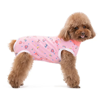 Cotton Dog Recovery Suit Anti-Licking Jumpsuit