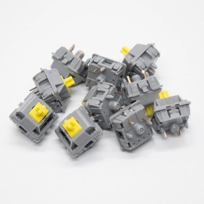 DUROCK POM Keyboard Switches – Piano Linear 63.5g & Sunflower T1 Tactile 67g