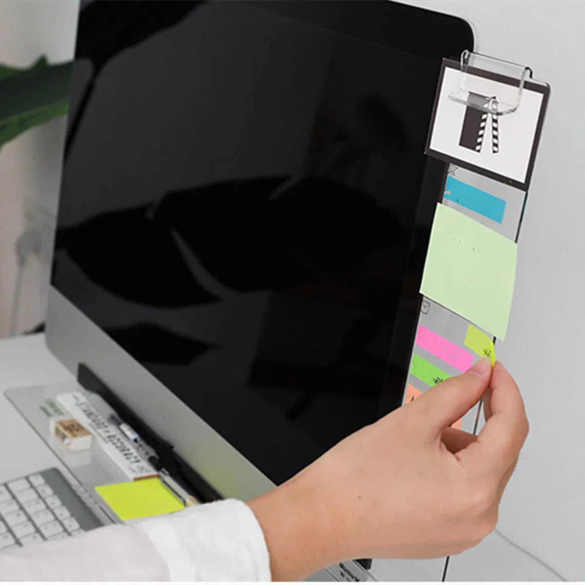 Acrylic Monitor Side Memo Board