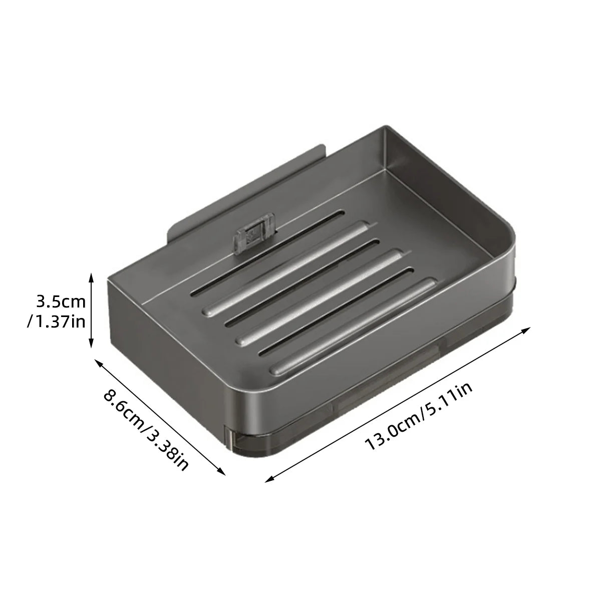 Wall-Mounted Bathroom Soap Dish