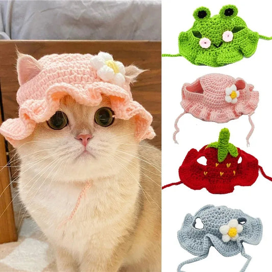 Autumn & Winter Knitted Cat Hat
