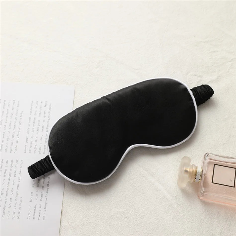 Imitation Silk Sleep Eye Mask, Light-Blocking Soft Eyeshade