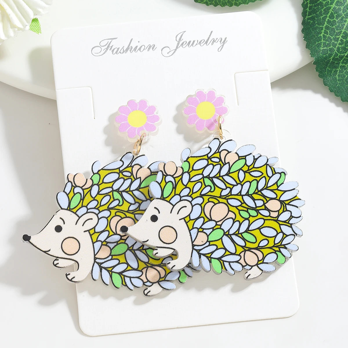 Creative Acrylic Fish Octopus Earrings