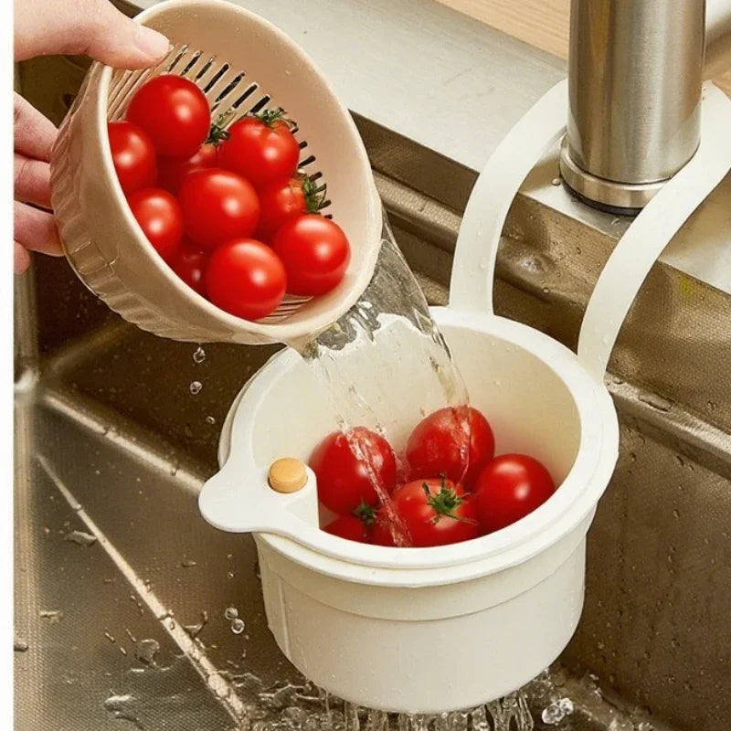 Hanging Sink Drain Basket & Food Strainer