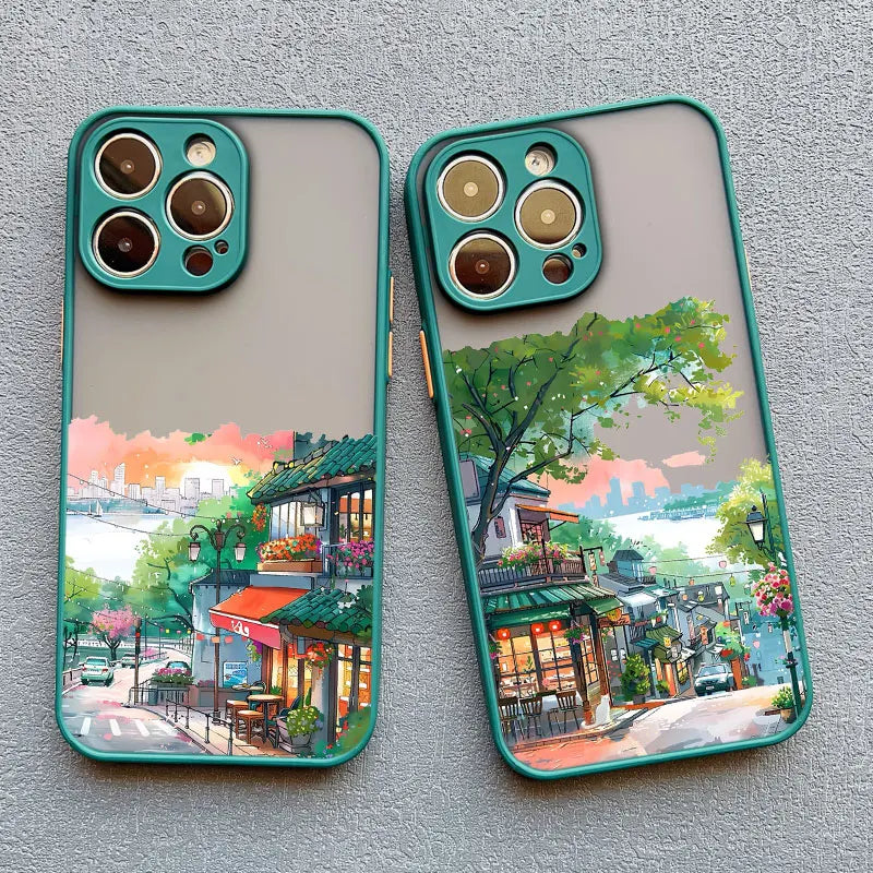 iPhone Case Illustrated Townscape