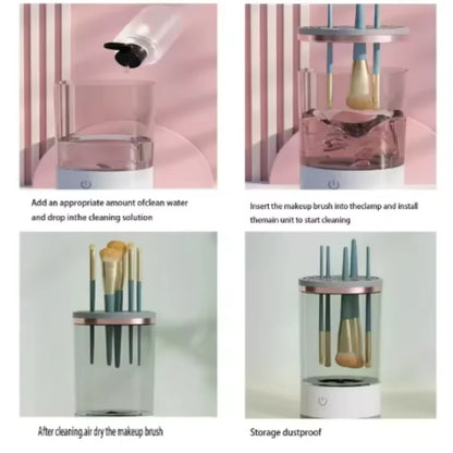 Smart Electric Makeup Brush Cleaner with USB Power