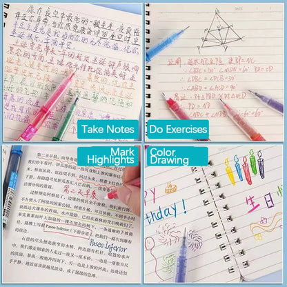 0.5mm Needle Tip Liquid Gel Pen Set