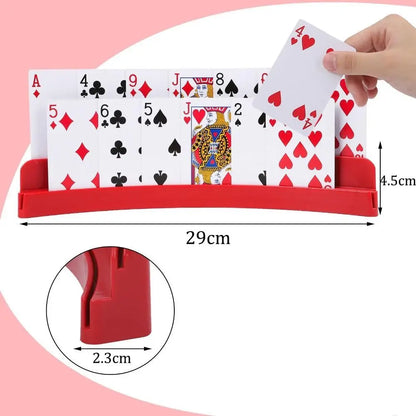 Expandable Hands-Free Playing Card Holder
