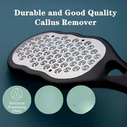 Foot File with Stainless Steel Rasp Plate and Ergonomic Handle