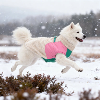 Warm Lambskin Fleece Dog Jacket