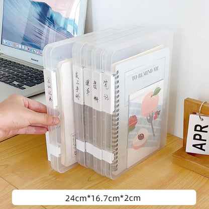 A4 Transparent Document Storage Box