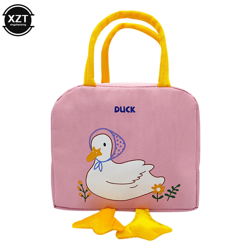 Cute Duck Insulated Lunch Bag