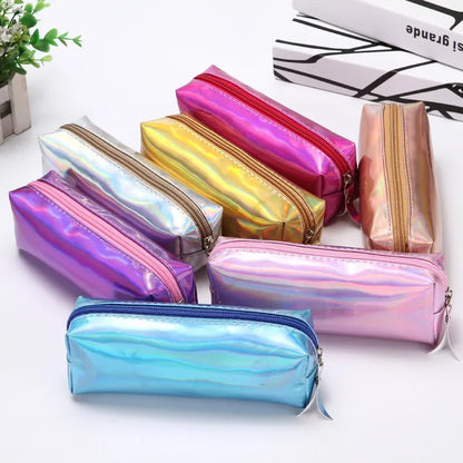 Holographic PU Pencil Case