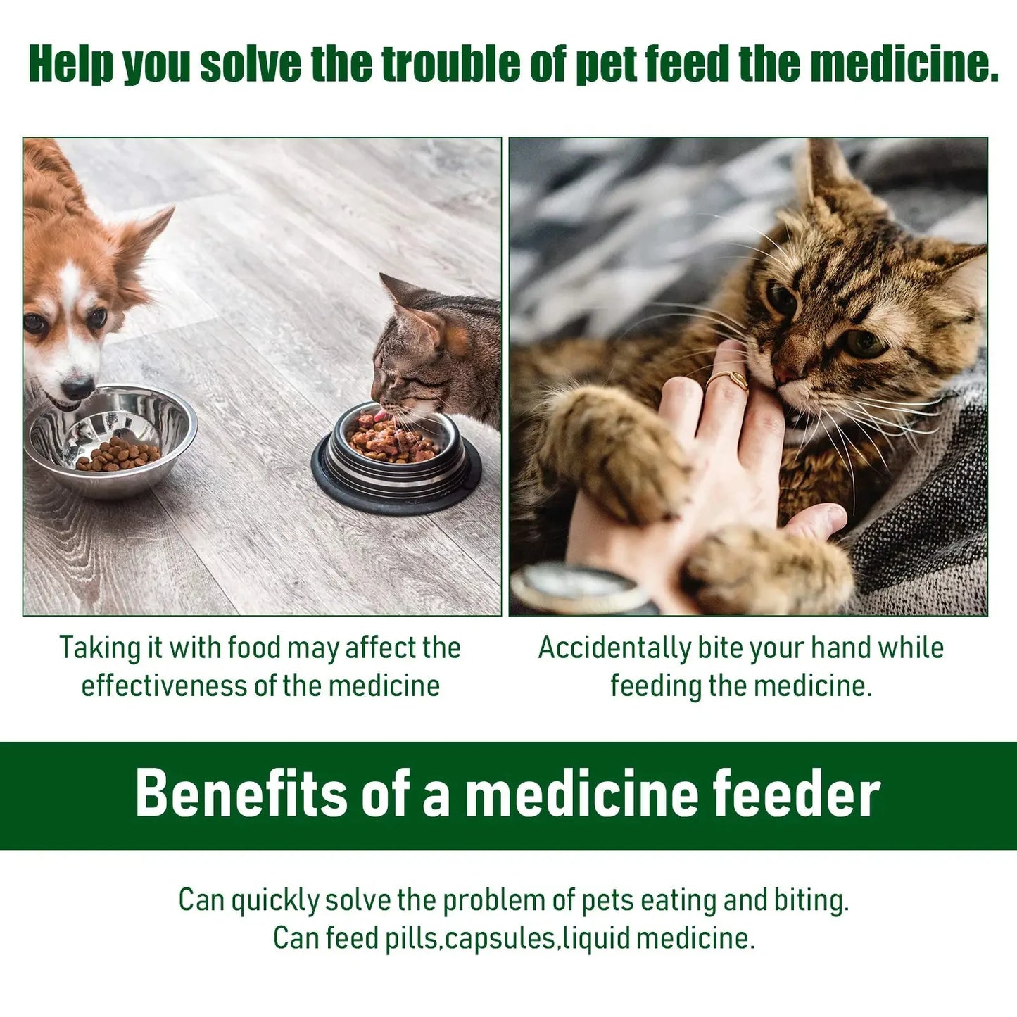 Pet Pill Dispenser Syringe