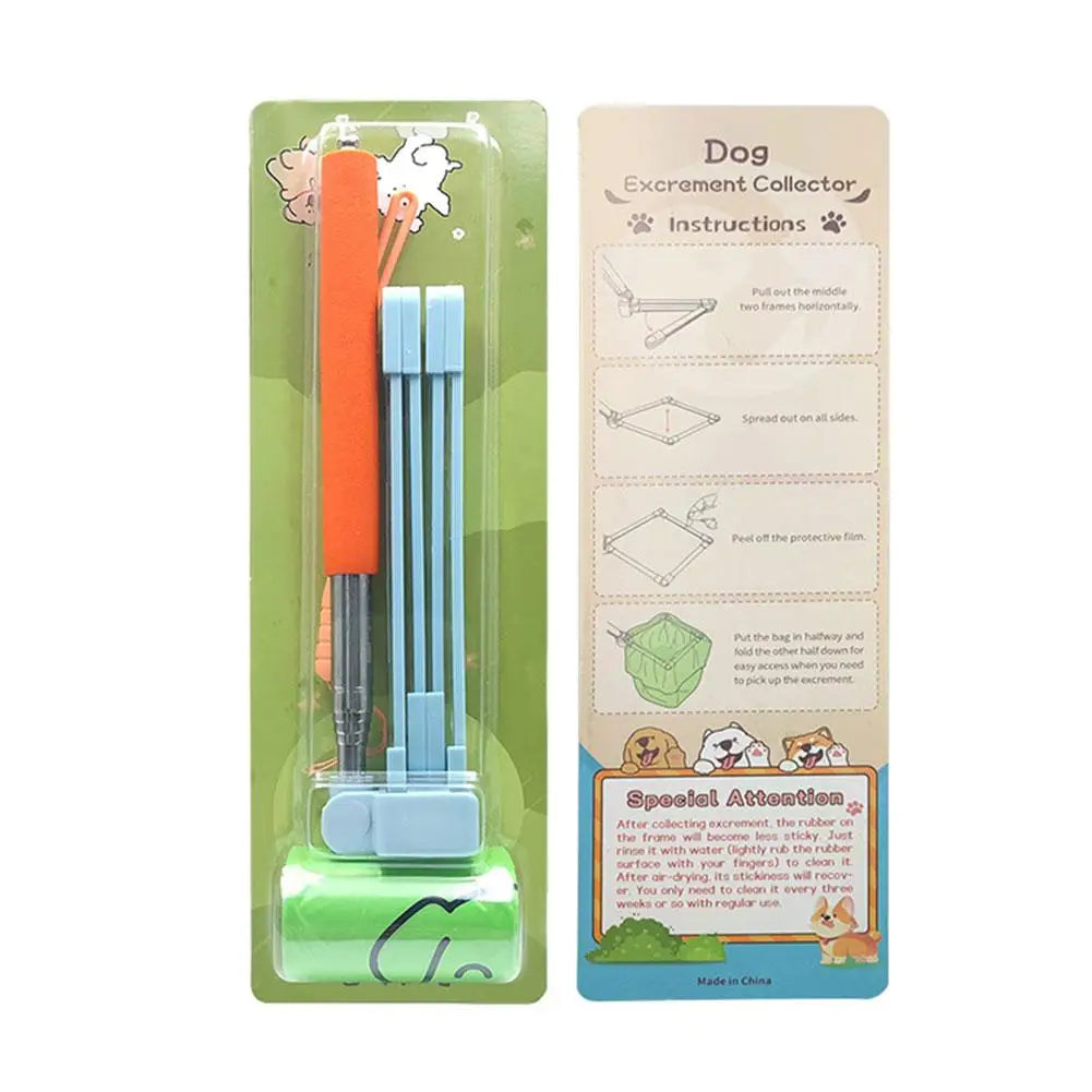 Long Handle Dog Pooper Scooper Cleaning Tool
